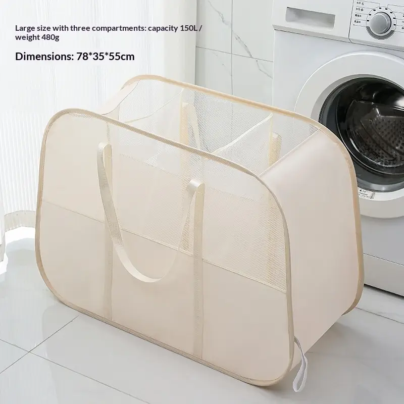 Foldable Thickened Oxford Cloth Laundry Basket Storage Bin