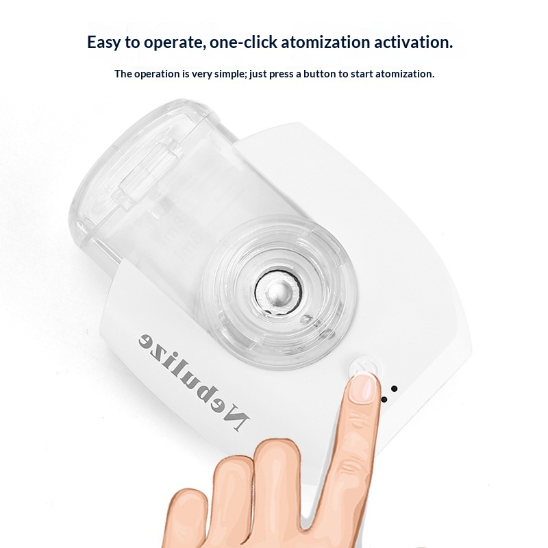 Ultrasonic Nebulizer  Portable Mesh Nebulizer Compact Compressor-based Portable Device