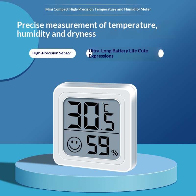 Electronic Smart And Convenient Hygrometer Temperature Measuring Device - Image 1