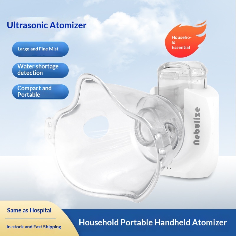 Ultrasonic Nebulizer  Portable Mesh Nebulizer Compact Compressor-based Portable Device