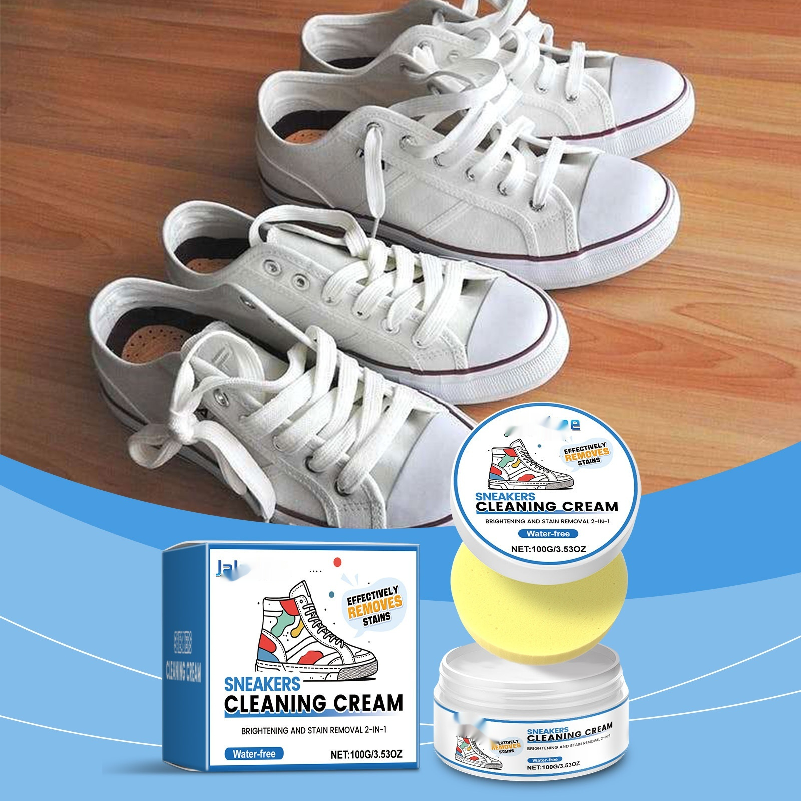 Shoe Stain-removal Cleaning Cream Portable Cleaning Cream
