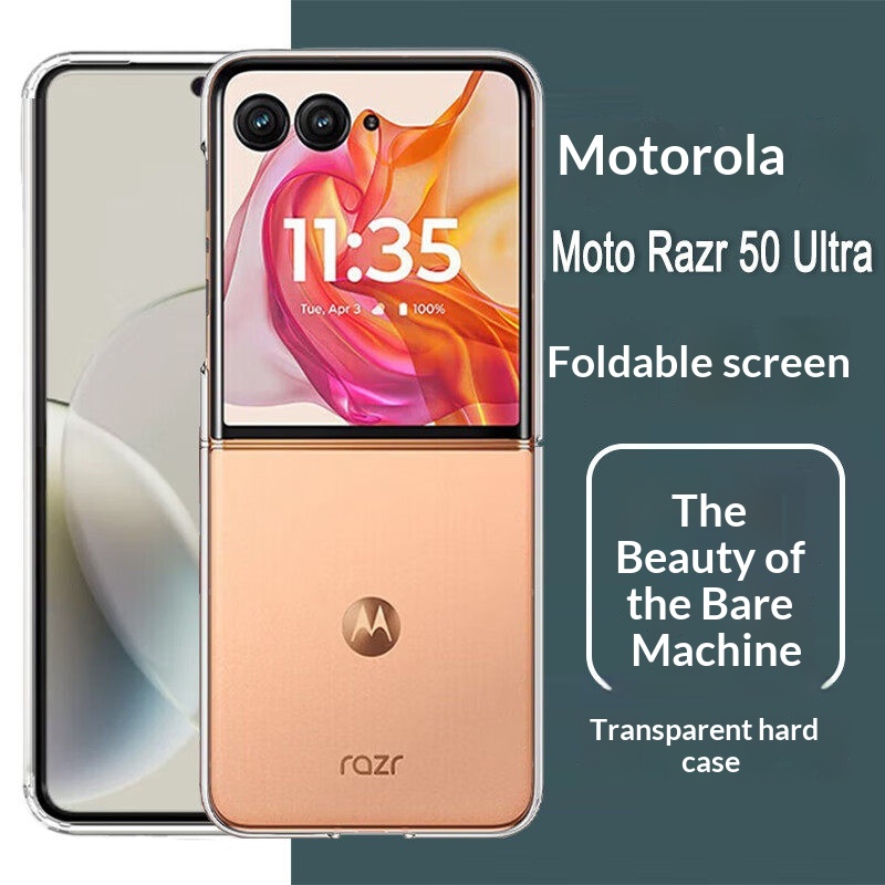 Transparent RAZR 60 Pro Phone Case RAZR 40 Protective Cover