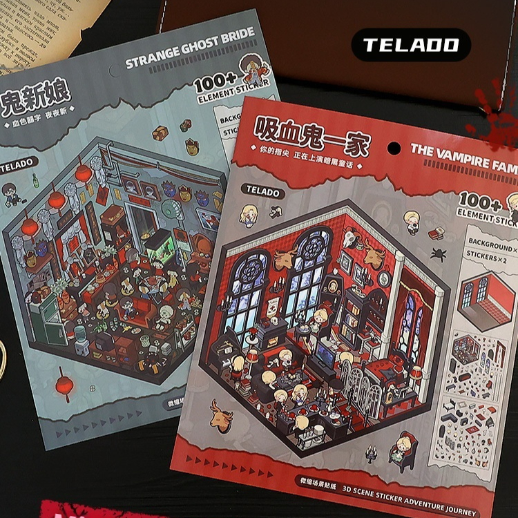 Adventure Journey Miniature Scene Building Journal Stickers