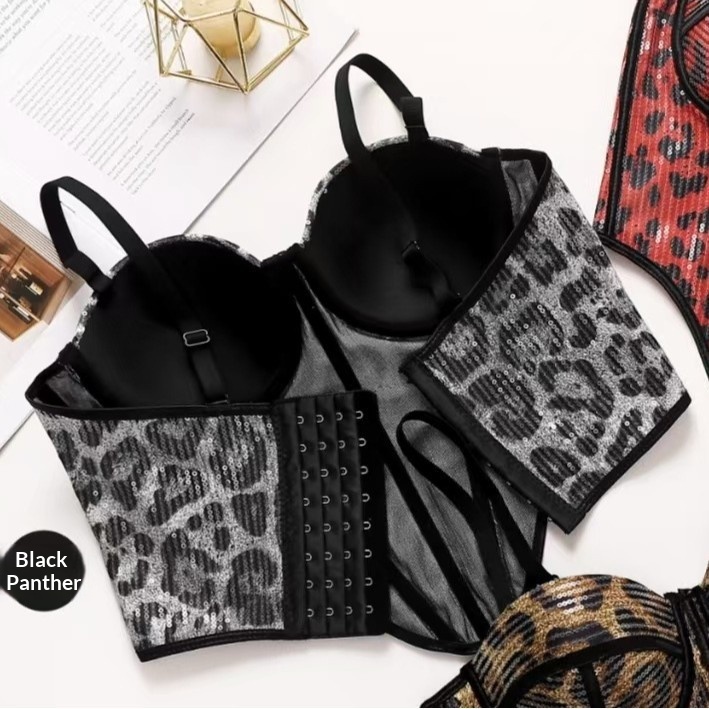 Built-in Chest Pads And Back Closure For A Slimming Effect