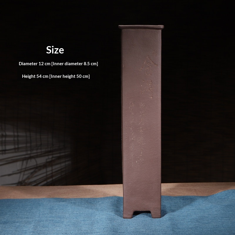 Square Incense Stick Holder Flower Pothigh Temperature Fired For Exceptional Durability