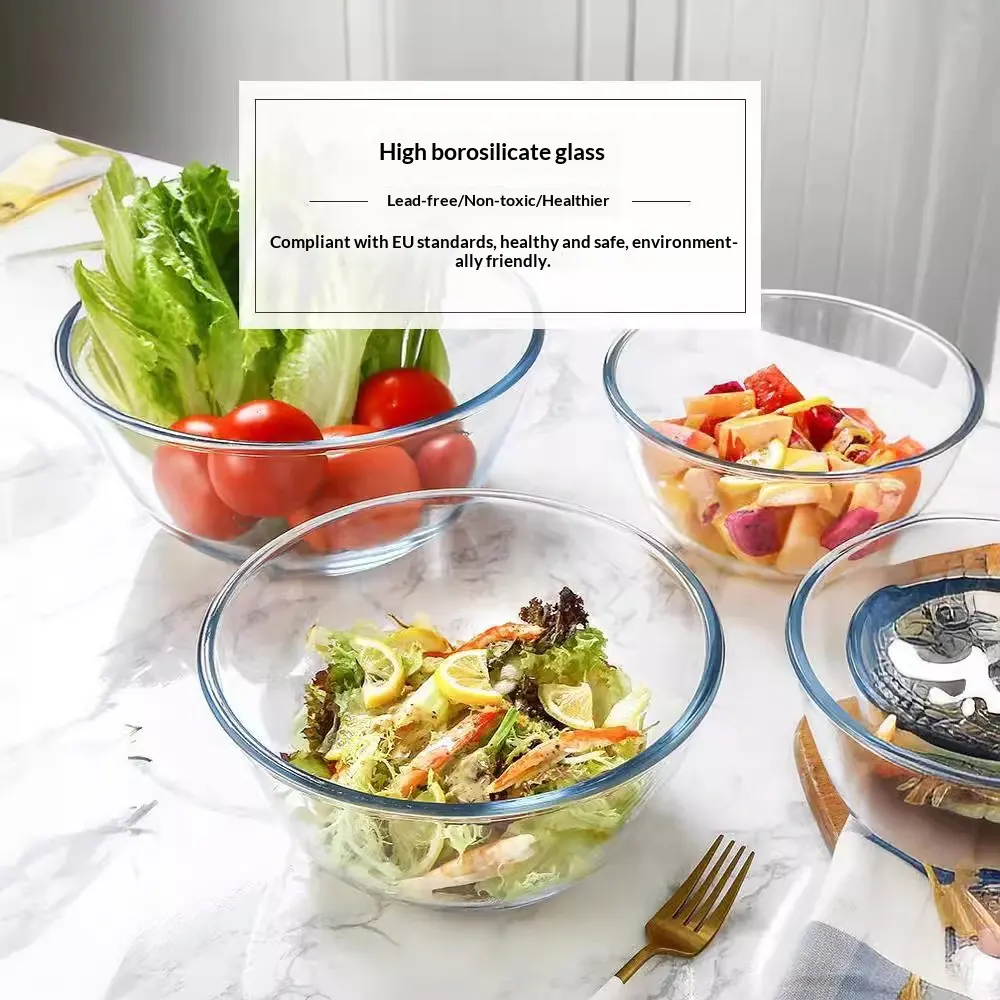 Household High-borosilicate Glass BowlCrystal Instant Noodle Bowl