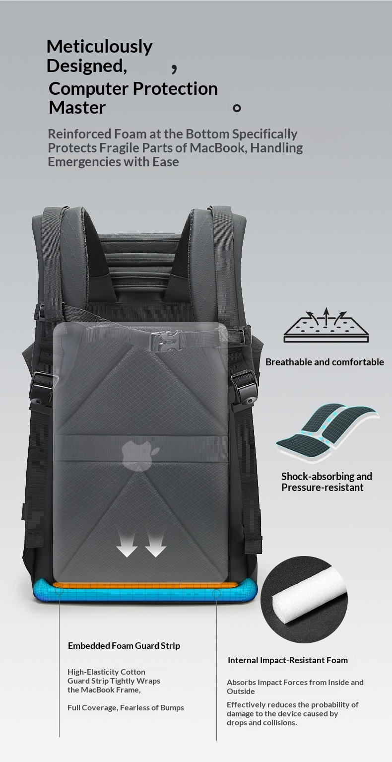 BANGE Outdoor Travel Backpack 15.6″ | Waterproof Camping Hiking Sports Mountaineering Backpack