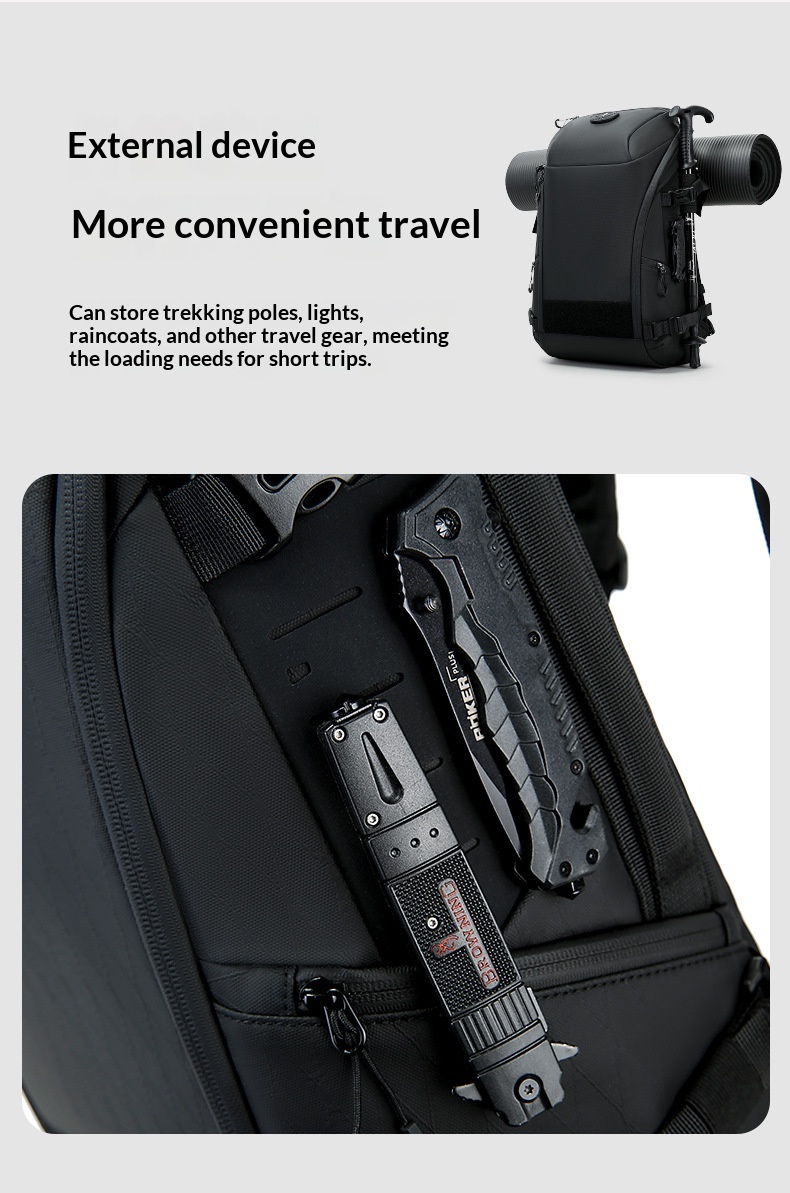 BANGE Outdoor Travel Backpack 15.6″ | Waterproof Camping Hiking Sports Mountaineering Backpack