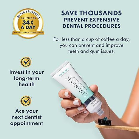 Toothpaste Gel Improves Gum Health And Freshens Breath