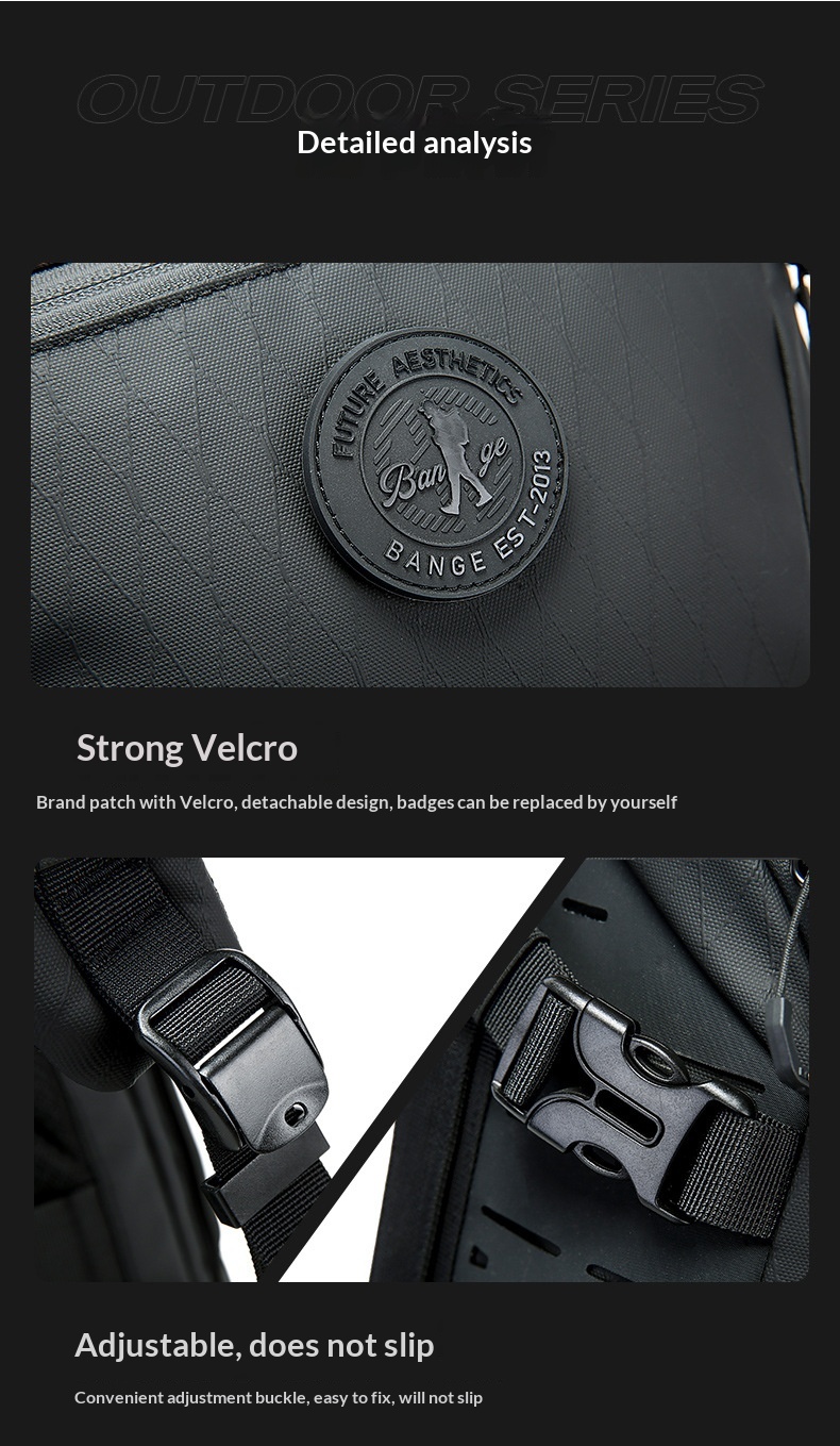 BANGE Outdoor Travel Backpack 15.6″ | Waterproof Camping Hiking Sports Mountaineering Backpack