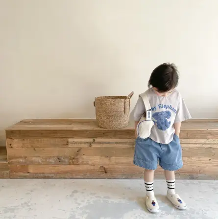 Summer Denim Capri Pants For Girls
