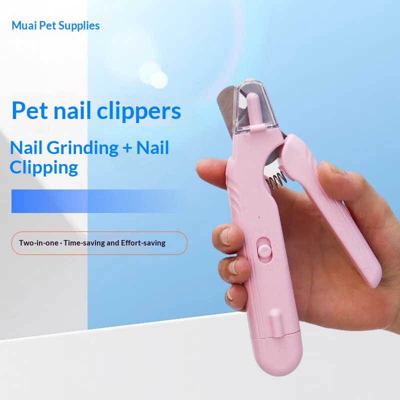 2-in-1 LED Electric Nail Clipper