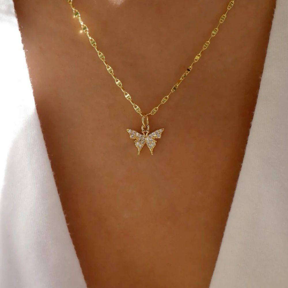 Stylish layered gold jewelry for modern women