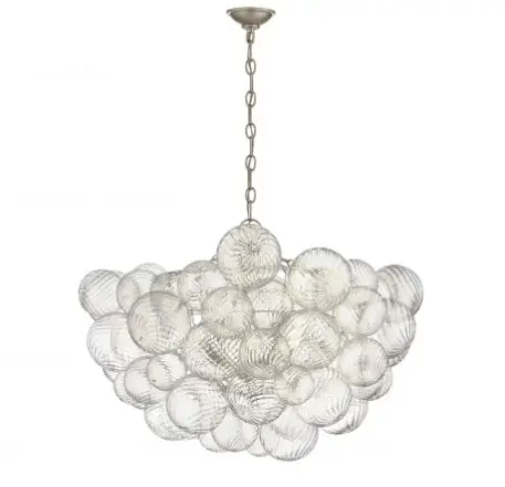 American-style Swirling Glass Bubble Ball Chandelier