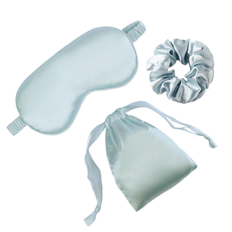 Womens Eye Mask Pouch And Headband Set