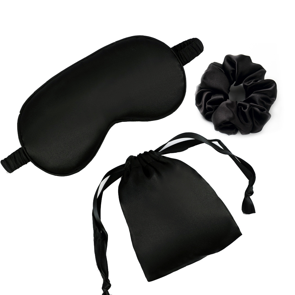 Womens Eye Mask Pouch And Headband Set