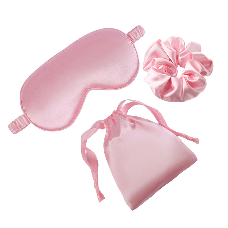 Womens Eye Mask Pouch And Headband Set