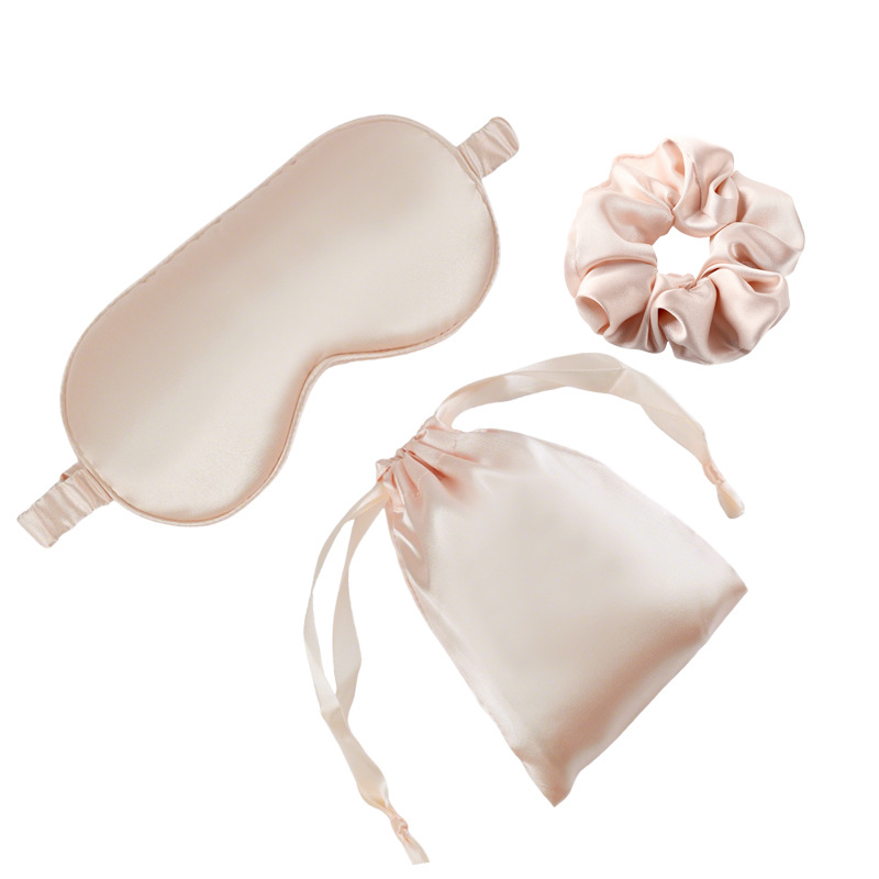 Womens Eye Mask Pouch And Headband Set