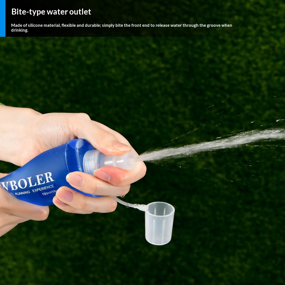 Sports Soft Water Bottle TPU Foldable And Portable