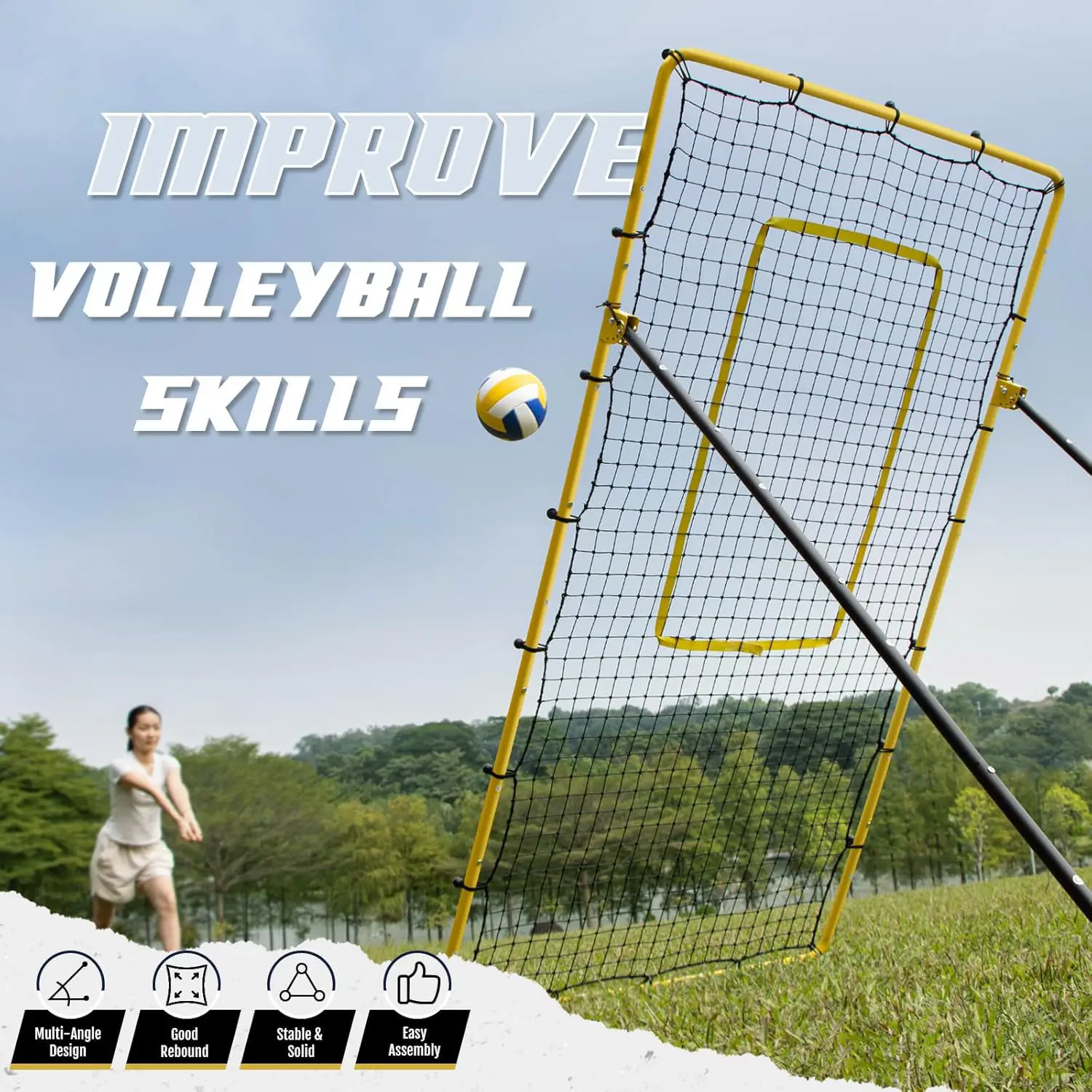 Outdoor Simple Rebound Practice Net