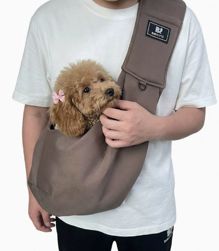 Stylish And Compact Pet Shoulder Backpack That Can Also Be Worn As A Crossbody Bag
