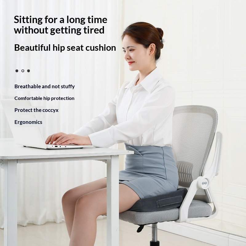 Four-season Seat Cushion For Office Chairs To Combat Prolonged Sitting