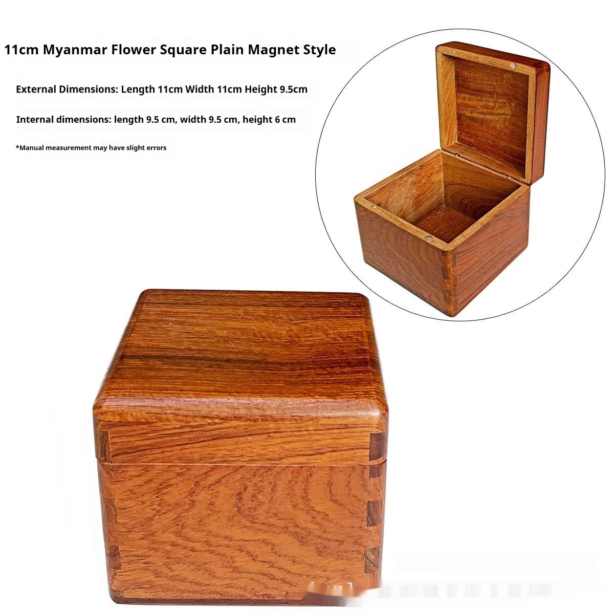 Chinese-style Vintage Dressing Box With A Lock For Jewelry And Accessories