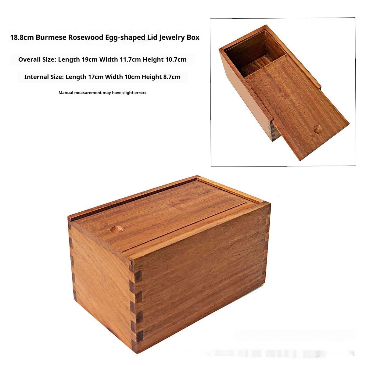 Chinese-style Vintage Dressing Box With A Lock For Jewelry And Accessories