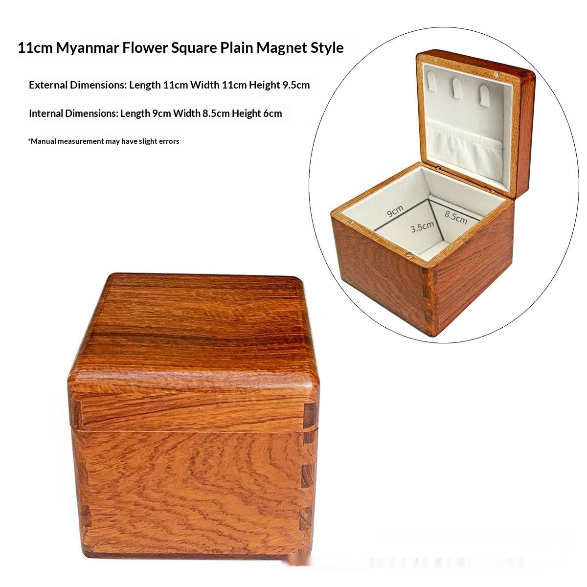 Chinese-style Vintage Dressing Box With A Lock For Jewelry And Accessories