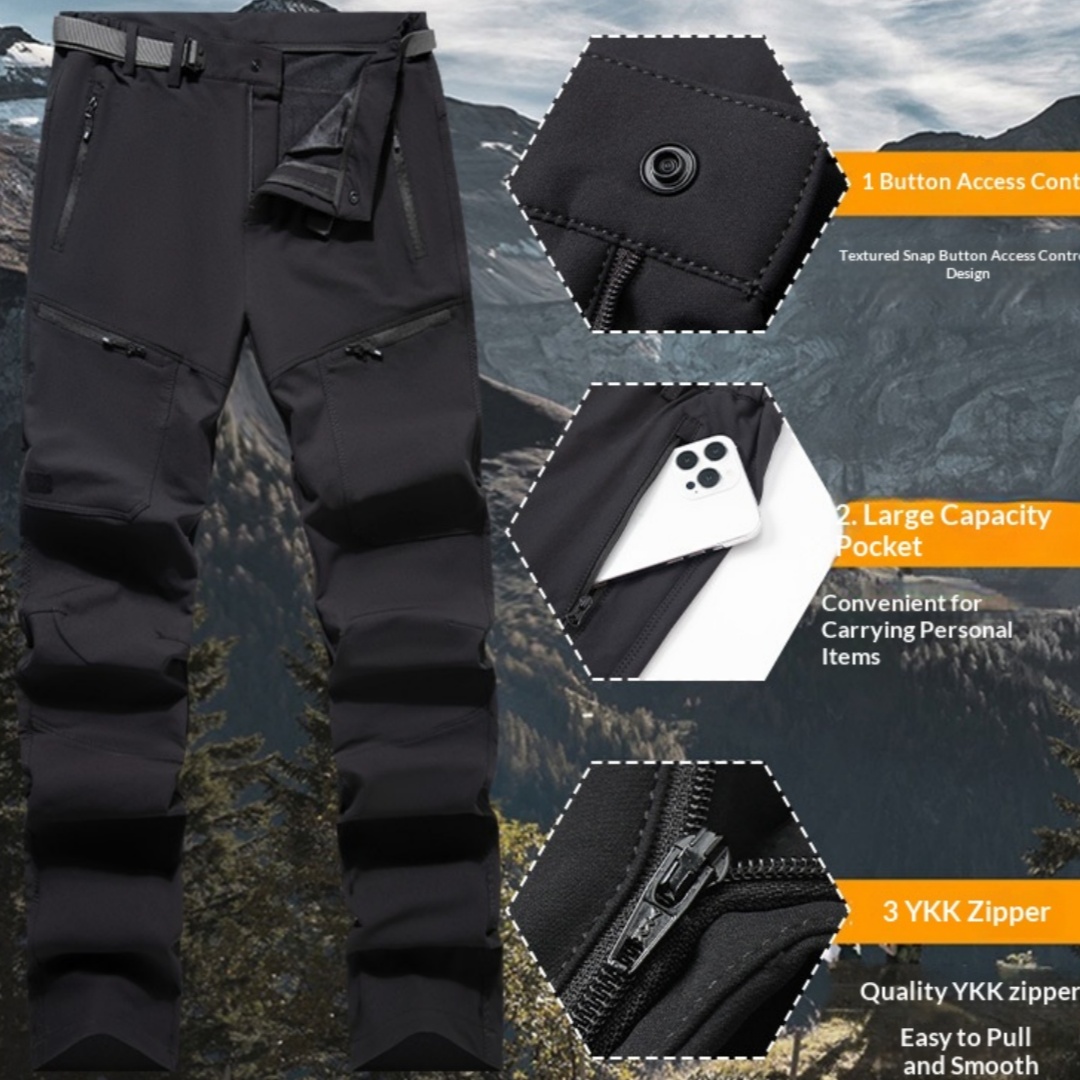 Mens Quick-Dry Outdoor Pants For Spring And Autumn
