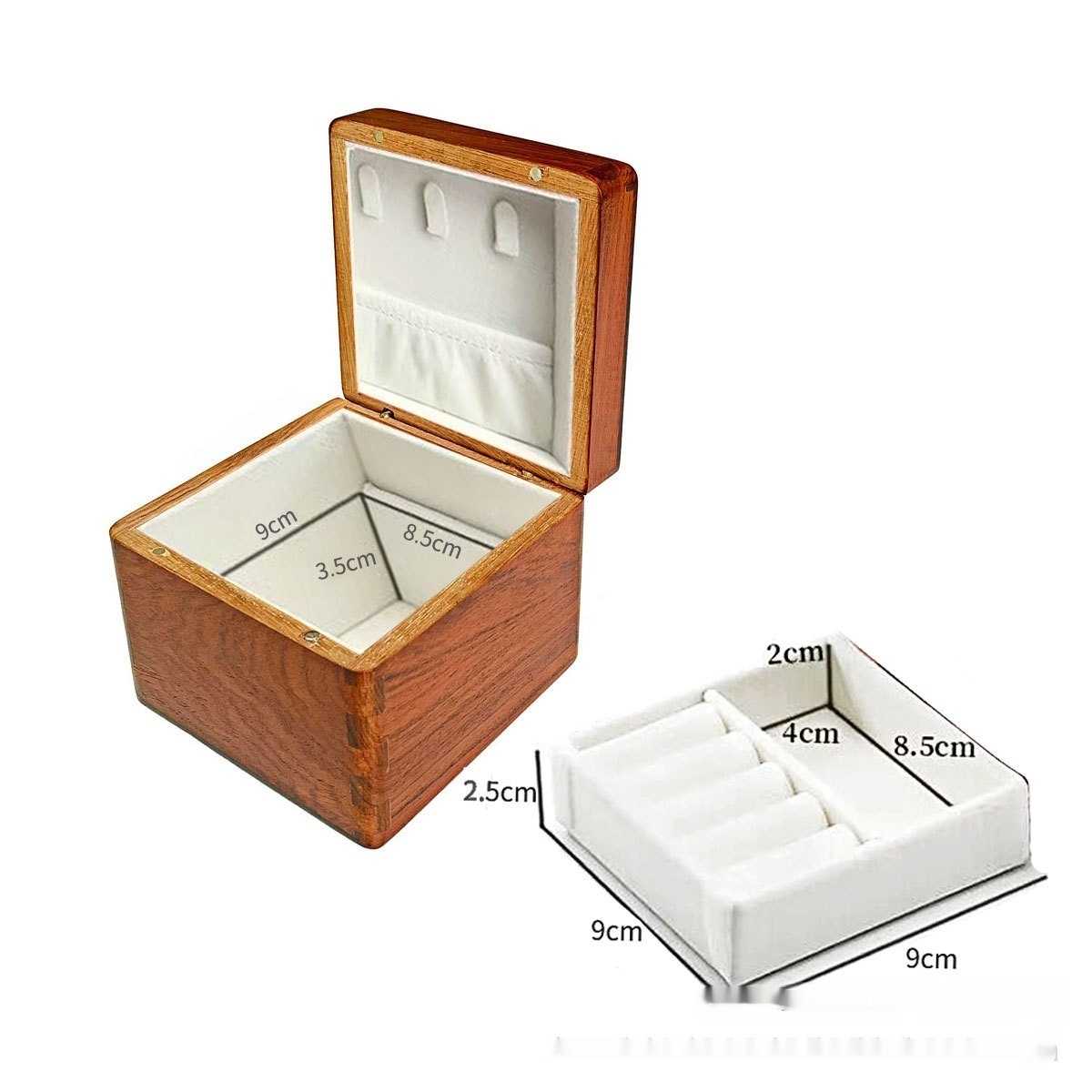 Chinese-style Vintage Dressing Box With A Lock For Jewelry And Accessories