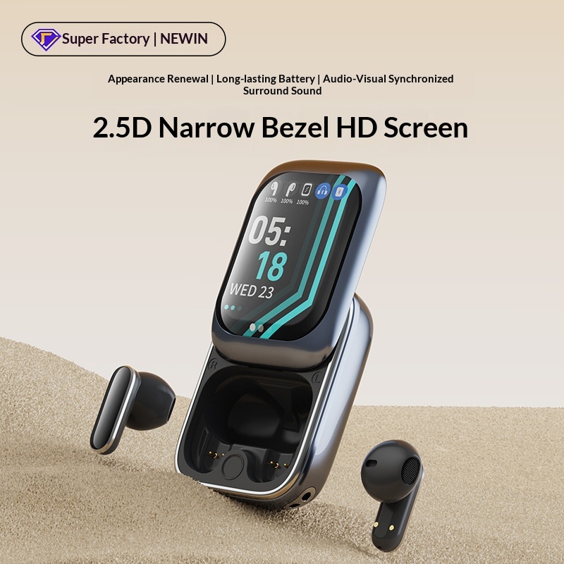 Long-lasting Semi-in-ear Bluetooth Earbuds