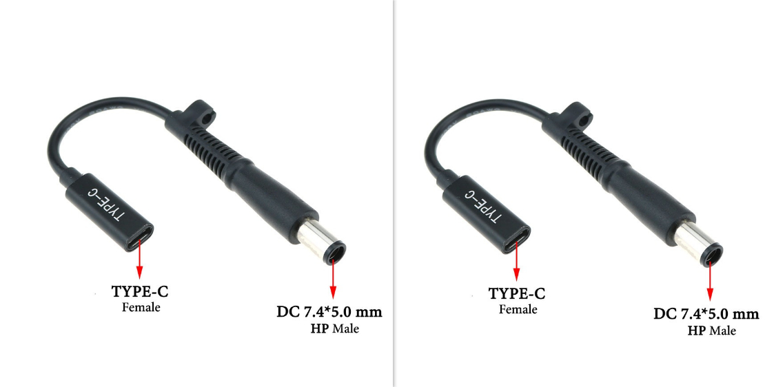 Type-C Female To DC Male Adapter Cable