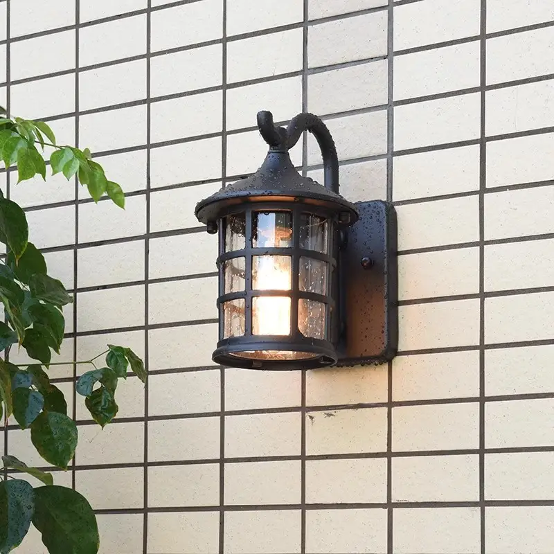 Outdoor Waterproof Vintage Rain-Resistant Wall Light