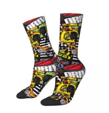 Cross-border 3D Digital-printed Socks