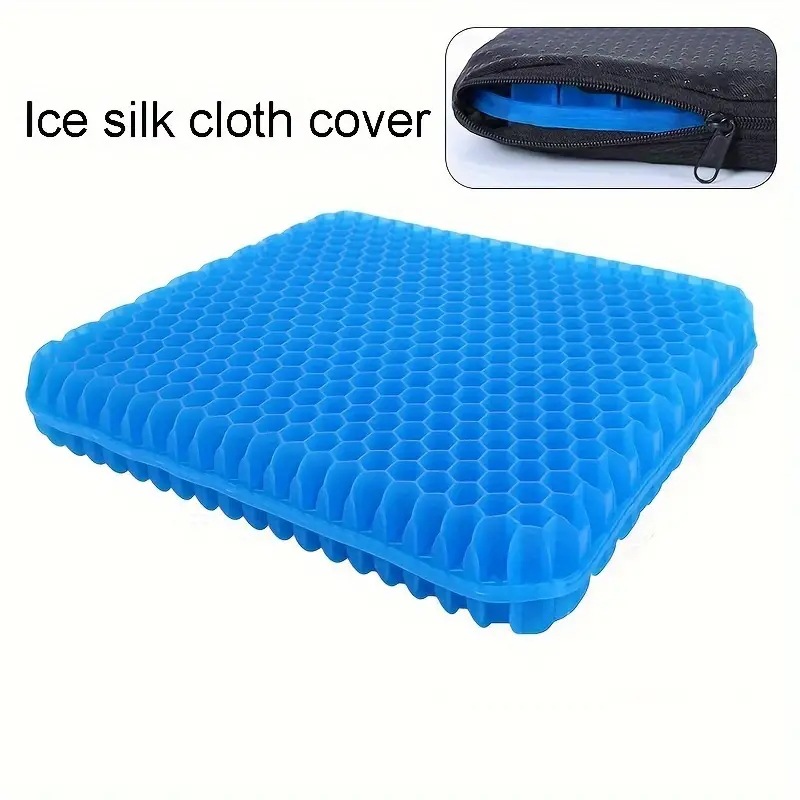 Summer Cooling Pad, Japanese Honeycomb Gel Seat Cushion, For Long Hours Of Sitting In The Office.