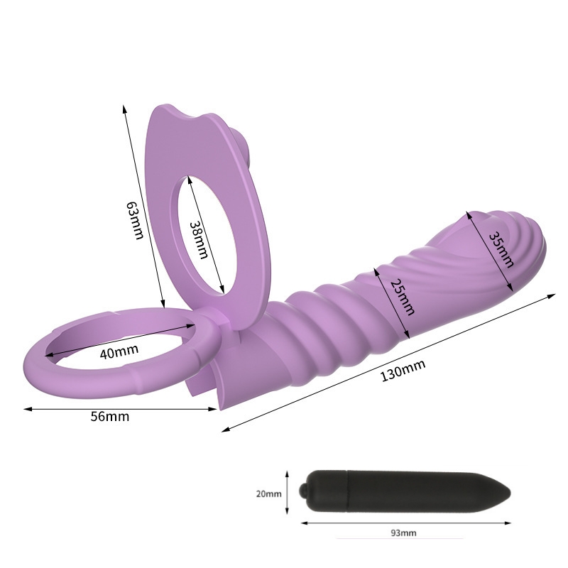 Wear Silicone Back Door Bead Plug Toy