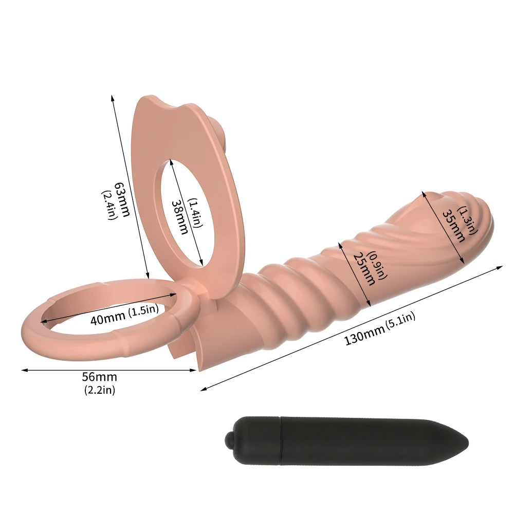 Wear Silicone Back Door Bead Plug Toy