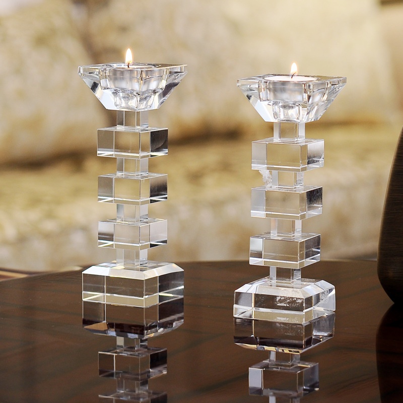 Crystal candle holder – large size