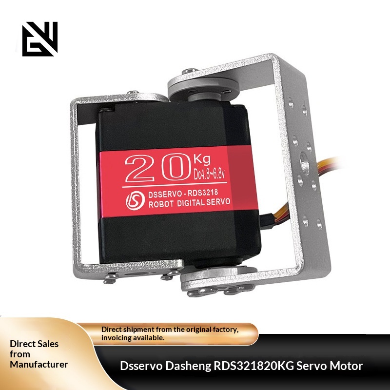 180-degree Rotating Dual-axis Digital Metal Servo Robotic Arm With High Torque