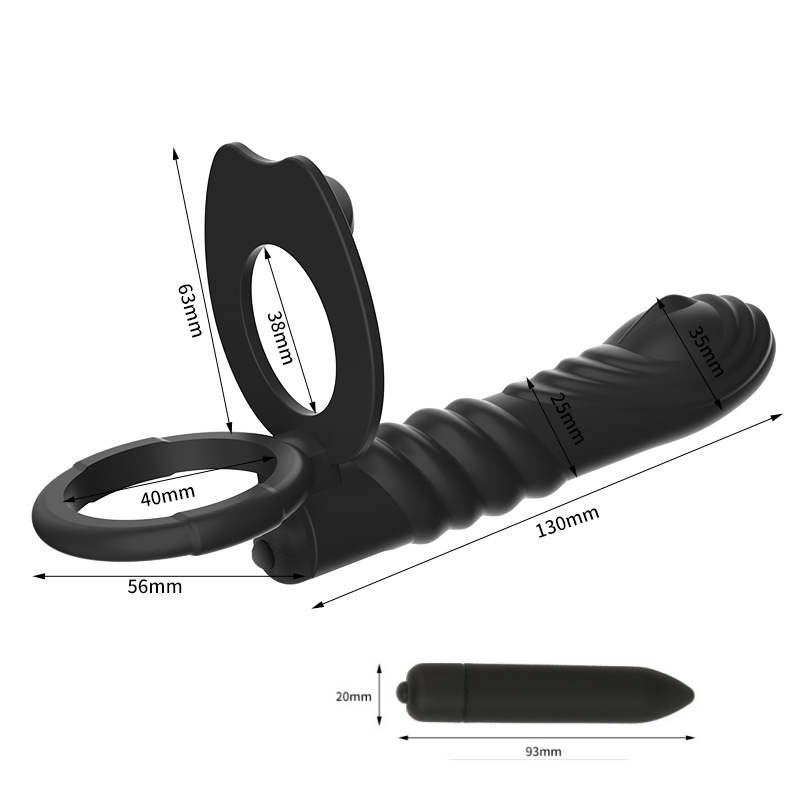 Wear Silicone Back Door Bead Plug Toy