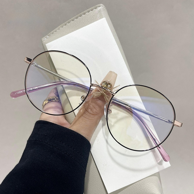 Blue Light Blocking Glasses For Women Available With Prescription Lenses Round Frame Non Prescription