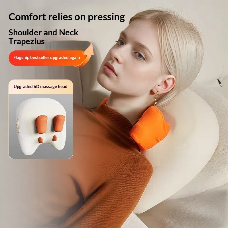 Neck Massager Trapezius Kneading Device Waist Back 5