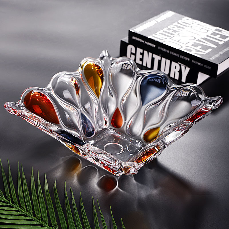 Creative European-style Crystal Glass Fruit Bowlluxury On A Budget