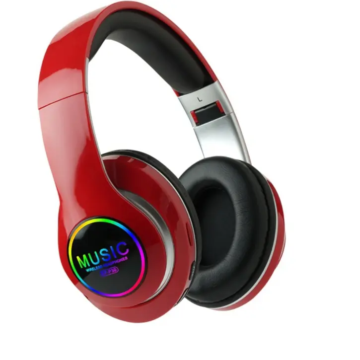 Over-ear Sports Music Headphones With A Foldable Design Card Slot And Bluetooth Connectivity