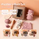 Handheld Gift Towel Wool Brush Baby Drool Towel Pacifier Set view 10