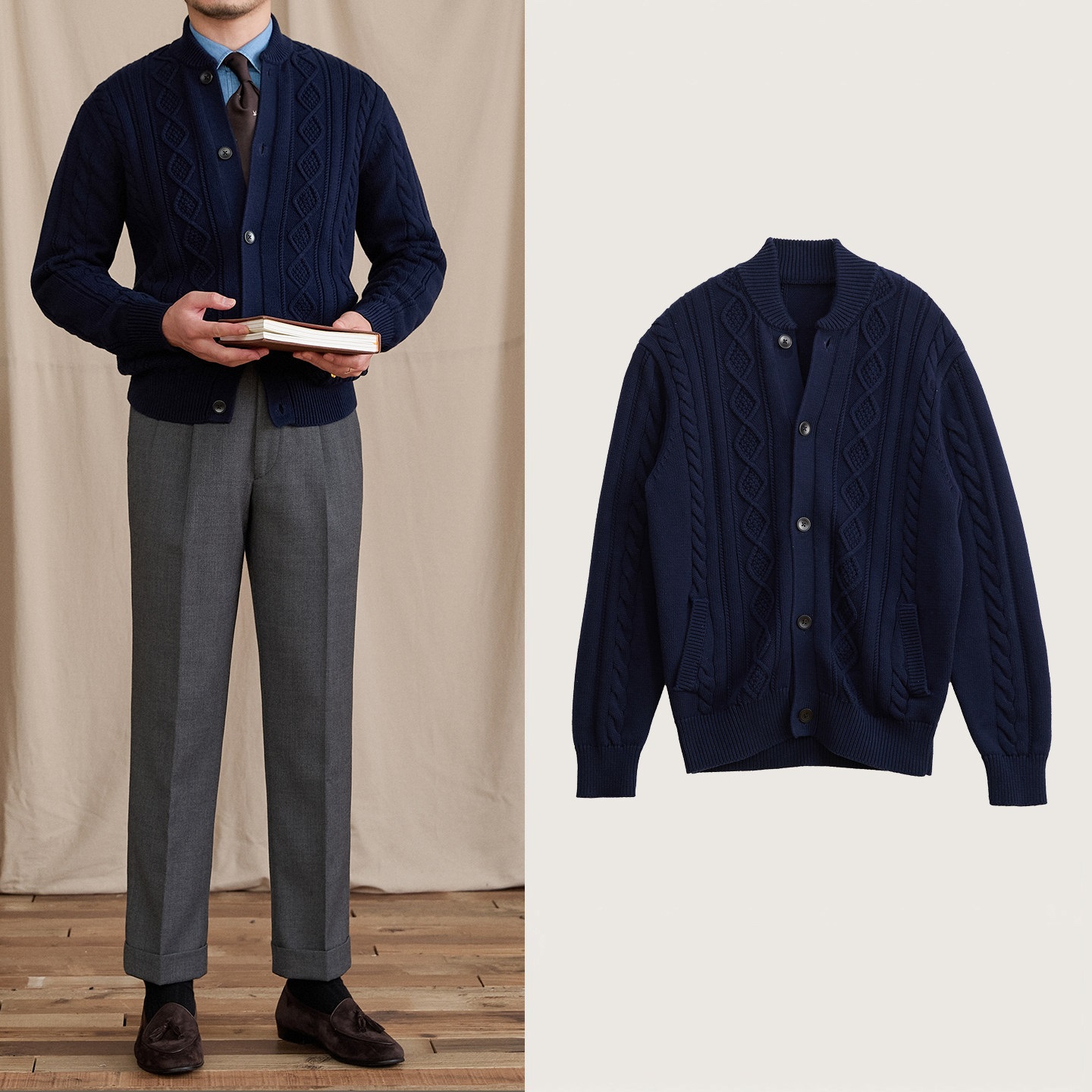 High-quality Tailored Casual Coat In A Classic British Style