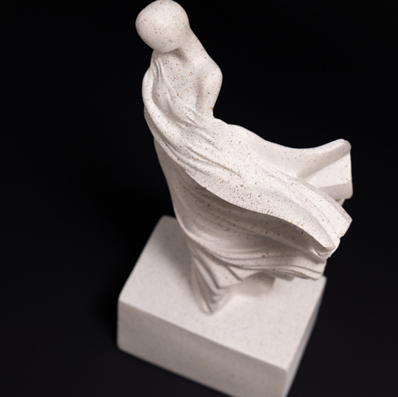 Artistic Sculpture Capturing The Beauty Of Women With A Textured Rock Finishperfect As A Home Decor Piece - Image 1