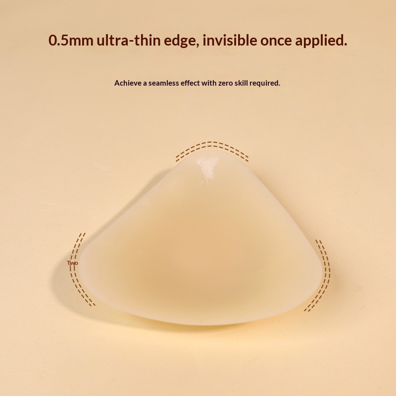 Triangular Solid Silicone Breast Pads For Womens Swimwear To Prevent Unsightly Bulges