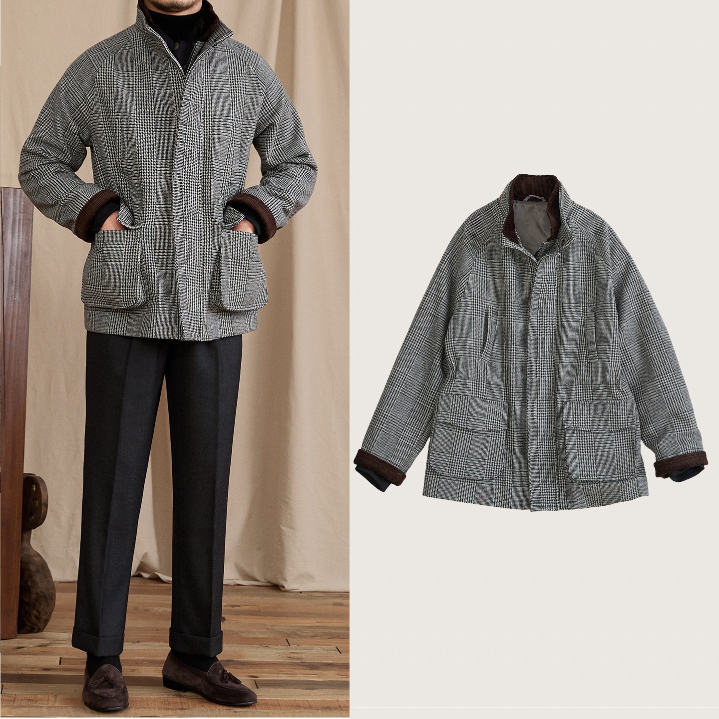 Commuter Jacket Warm Vintage Italian-style Versatile Outerwear